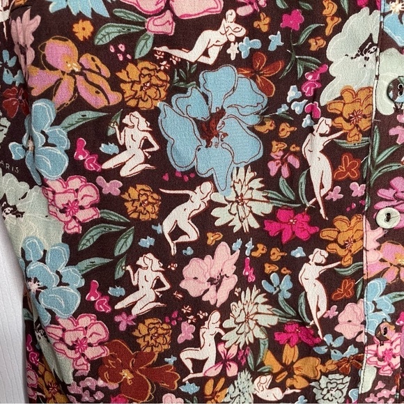 FRNCH Paris Aida Nudie Floral Print Blouse M/L - Picture 9 of 13